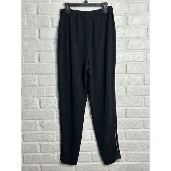 Everlane The Japanese GoWeave Zip Track Pant Jogger Black size 0 - Picture 3 of 5